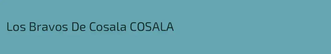 Los Bravos De Cosala COSALA